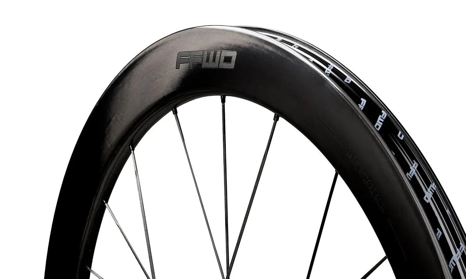 Fast Forward Raw55 FFC 55mm Disc Wielset Glossy Zwart