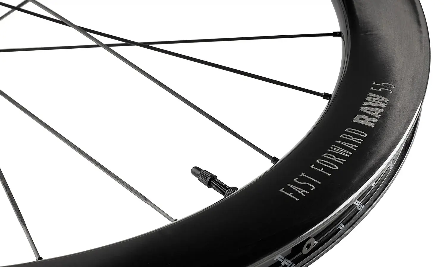 Fast Forward Raw55 FFC 55mm Disc Wielset Glossy Zwart
