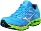 Mizuno Wave Inspire 9 Blauw/Groen Dames Hardloopschoen