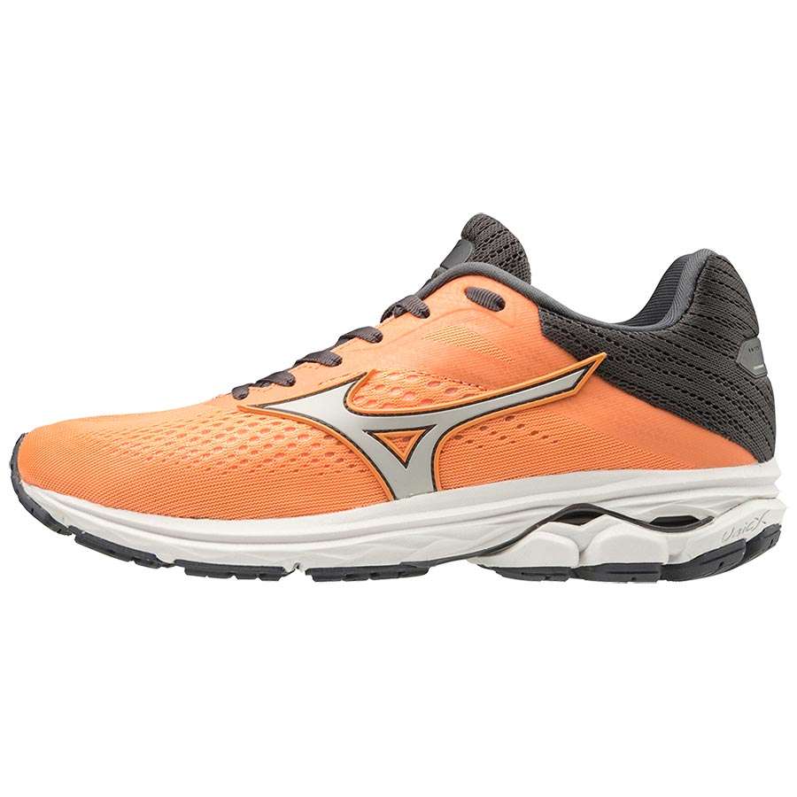 Mizuno Wave Rider 23 Hardloopschoenen Oranje/Grijs Dames