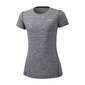 Mizuno Impulse Core Hardloopshirt Korte Mouwen Grijs Dames