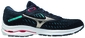 Mizuno Wave Rider 24 Hardloopschoenen Zwart/Rood/Blauw Heren