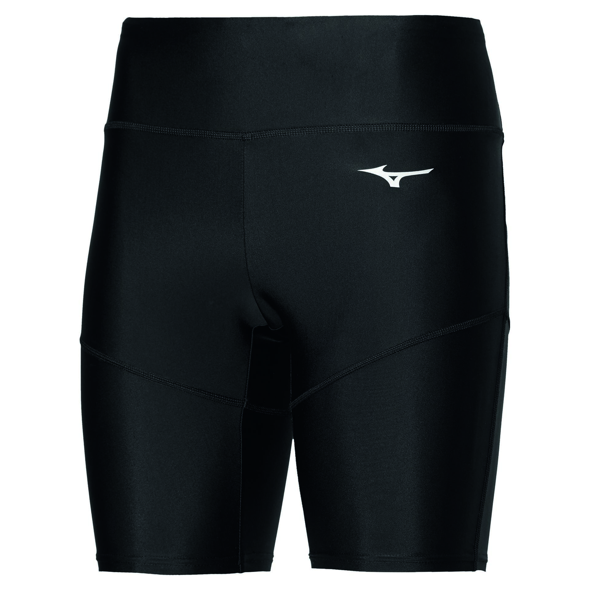 Mizuno Core Mid Hardloopbroek Kort Zwart Dames