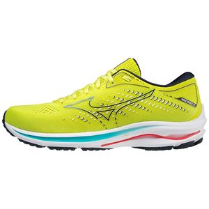 Mizuno Wave Rider 25 Hardloopschoenen Geel/Wit Heren