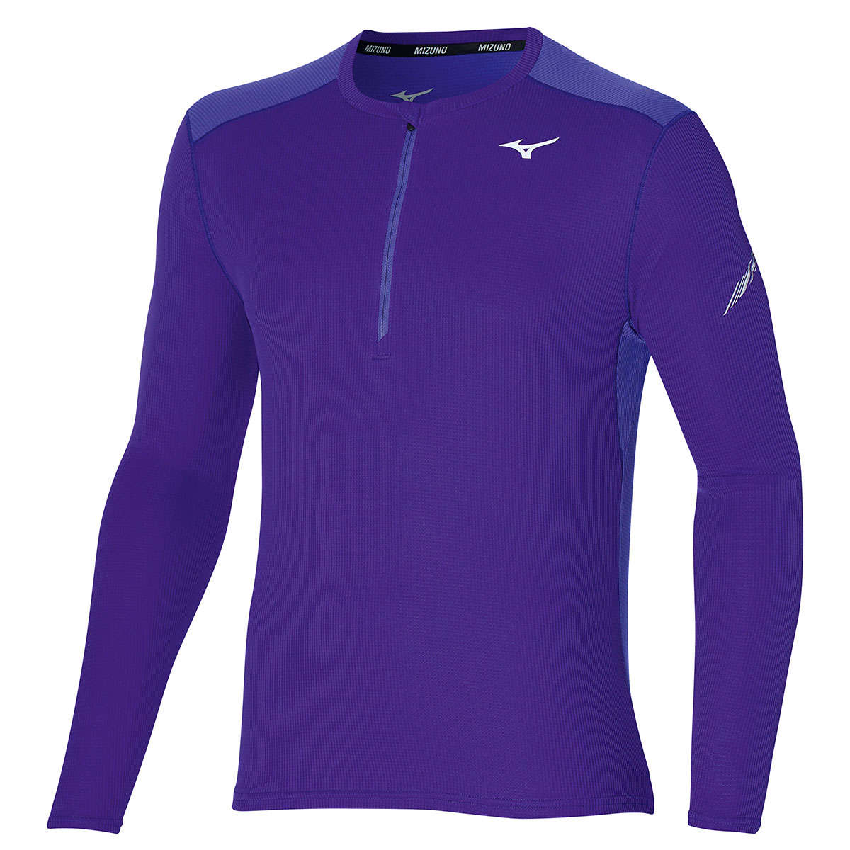 Mizuno Dry Aeroflow Hardloopshirt Lange Mouwen Paars Heren