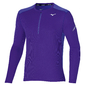 Mizuno Dry Aeroflow Hardloopshirt Lange Mouwen Paars Heren