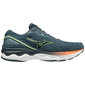 Mizuno Wave Skyrise 3 Hardloopschoenen Blauw/Limegroen/Fluo Oranje Heren