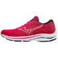 Mizuno Wave Rider 25 Hardloopschoenen Rood/Roze/Wit/Blauw Dames