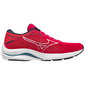 Mizuno Wave Rider 25 Hardloopschoenen Rood/Roze/Wit/Blauw Dames