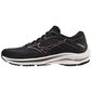 Mizuno Wave Rider 25 Hardloopschoenen Zwart/Koper/Bruin Dames