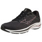 Mizuno Wave Rider 25 Hardloopschoenen Zwart/Koper/Bruin Dames