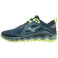 Mizuno Wave Mujin 8 Trail Hardloopschoenen Blauw/Groen Heren