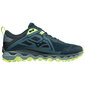 Mizuno Wave Mujin 8 Trail Hardloopschoenen Blauw/Groen Heren