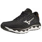 Mizuno Wave Horizon 6 Hardloopschoenen Zwart/Zilver/Oranje Heren
