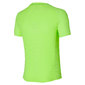 Mizuno Aero Hardloopshirt Korte Mouwen Limegroen Heren