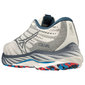 Mizuno Wave Rider 26 Hardloopschoenen Wit/Zilver/Blauw Dames