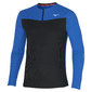 Mizuno DryAeroFlow HZ Hardloopshirt Lange Mouwen Zwart/Blauw Heren