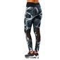Mizuno Printed Hardloopbroek Lang Zwart Print Dames