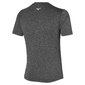 Mizuno Core Graphic RB Hardloopshirt Korte Mouwen Grijs Heren