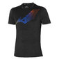 Mizuno Core Graphic RB Hardloopshirt Korte Mouwen Zwart Heren