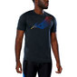 Mizuno Core Graphic RB Hardloopshirt Korte Mouwen Zwart Heren