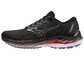 Mizuno Wave Inspire 19 Hardloopschoenen Zwart/Zilver/Rood Dames