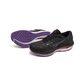 Mizuno Wave Inspire 19 Hardloopschoenen Zwart/Zilver/Rood Dames