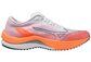 Mizuno Wave Rebellion Flash Hardloopschoenen Wit/Zilver/Oranje Heren