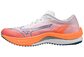 Mizuno Wave Rebellion Flash Hardloopschoenen Wit/Zilver/Oranje Heren