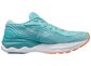 Mizuno Wave Skyrise 4 Hardloopschoenen Blauw/Wit/Oranje Dames