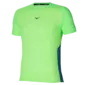 Mizuno Aero Hardloopshirt Korte Mouwen Groen Heren