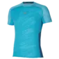 Mizuno Aero Hardloopshirt Korte Mouwen Blauw Heren