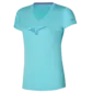 Mizuno Impulse Core RB Hardloopshirt Korte Mouwen Blauw Dames