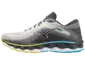 Mizuno Wave Sky 7 Hardloopschoenen Grijs/Wit/Neon Heren