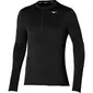 Mizuno Impulse Core HZ Hardloopshirt Lange Mouwen Zwart Heren