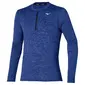 Mizuno Impulse Core HZ Hardloopshirt Lange Mouwen Blauw Heren