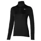 Mizuno Impulse Core HZ Hardloopshirt Lange Mouwen Zwart Dames