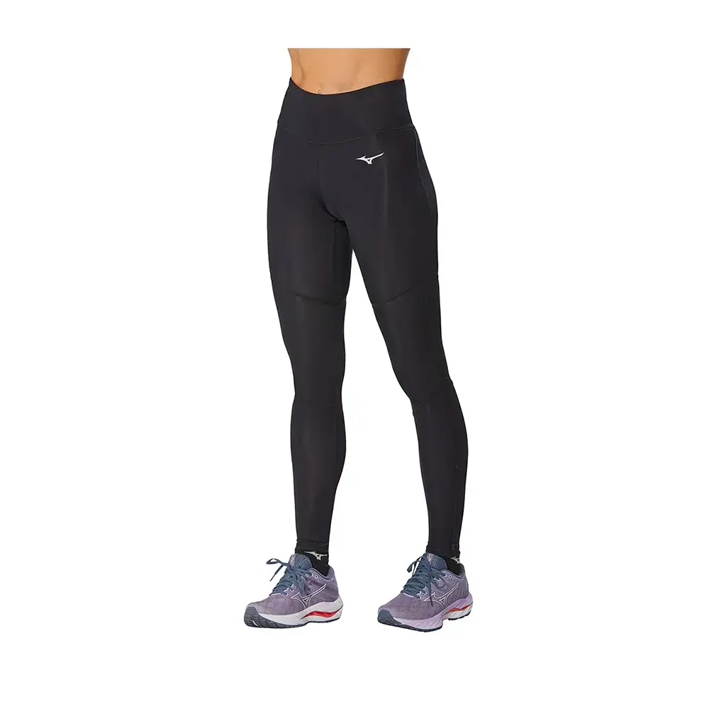 Mizuno Core Long Hardloopbroek Lang Zwart Dames