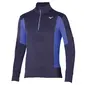 Mizuno Warmalite HZ Hardloopshirt Lange Mouwen Donkerblauw/Blauw Heren