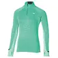 Mizuno Warmalite HZ Hardloopshirt Lange Mouwen Groen Dames