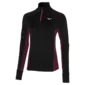 Mizuno Warmalite HZ Hardloopshirt Lange Mouwen Zwart Dames