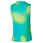 Mizuno Core Graphic Hardloopshirt Zonder Mouwen Blauw/Groen Heren
