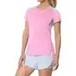 Mizuno DryAeroFlow Hardloopshirt Korte Mouwen Roze/Groen Dames