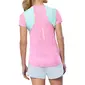 Mizuno DryAeroFlow Hardloopshirt Korte Mouwen Roze/Groen Dames