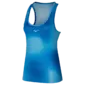 Mizuno Impulse Core Graphic Hardloopshirt Zonder Mouwen Blauw Dames