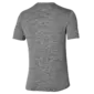 Mizuno Impulse Core Hardloopshirt Korte Mouwen Grijs Heren