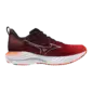 Mizuno Wave Rider Hardloopschoenen Rood/Zilver/Zwart Heren