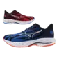 Mizuno Wave Rider 28 Hardloopschoenen Rood/Wit/Blauw Heren