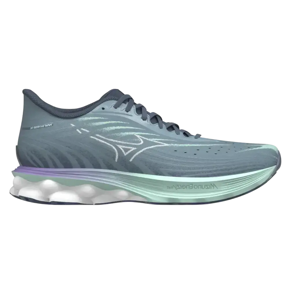 MIZUNO Wave Skyrise 6 WOS Hardloopschoenen Groen/Wit/Paars Dames