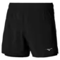 Mizuno Core 5.5 2IN1 Hardloopbroek Kort Zwart Heren